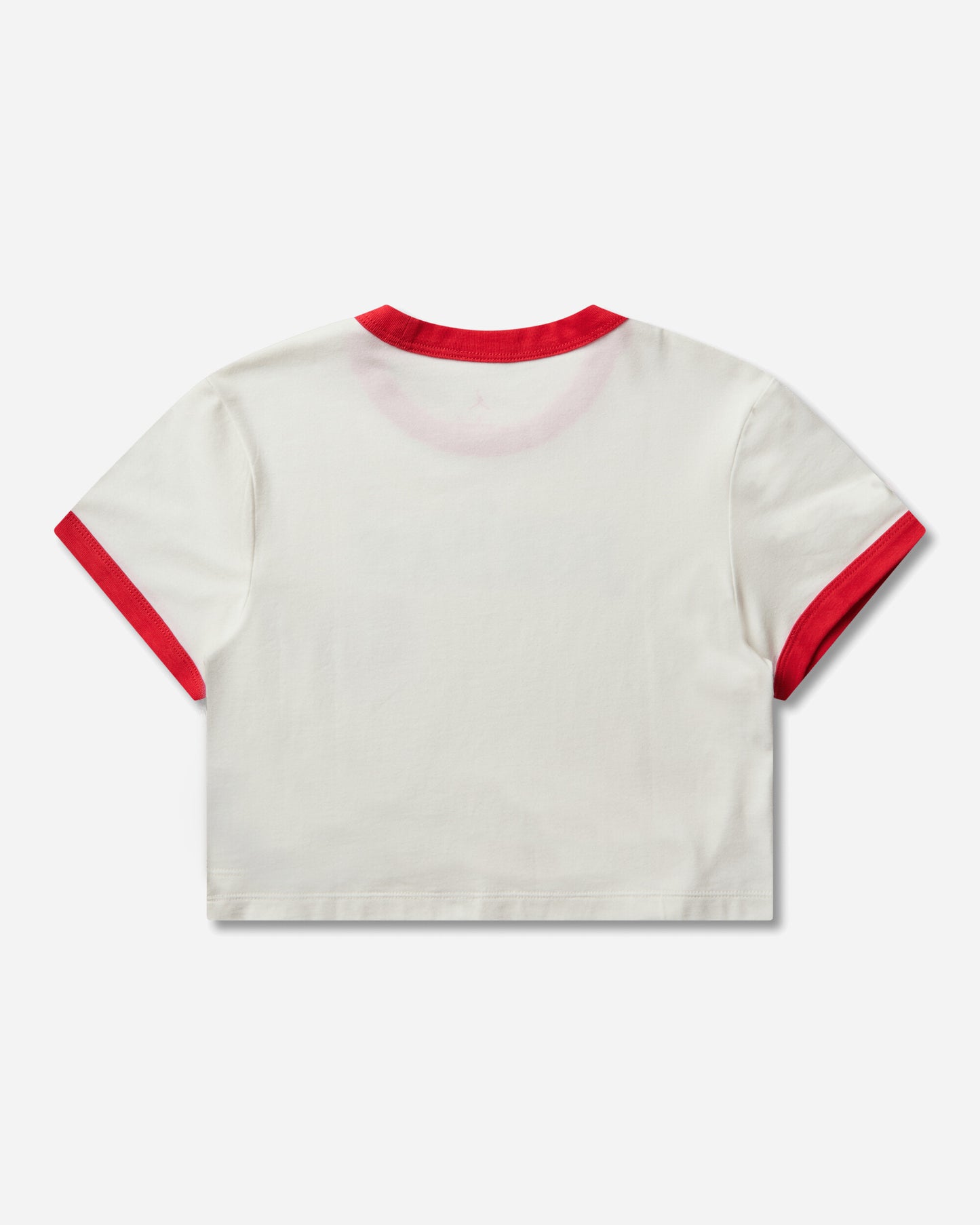 Nike Wmns W J Bball Word Ringer Tee Sail/Track Red T-Shirts Shortsleeve IW0874-133