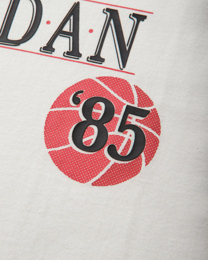 Nike Wmns W J Bball Word Ringer Tee Sail/Track Red T-Shirts Shortsleeve IW0874-133
