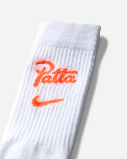 Nike U Nk Ed Ess Crw 2Pr - 144 Knvx WhiteHyper Crimson Underwear Socks IO9462-900