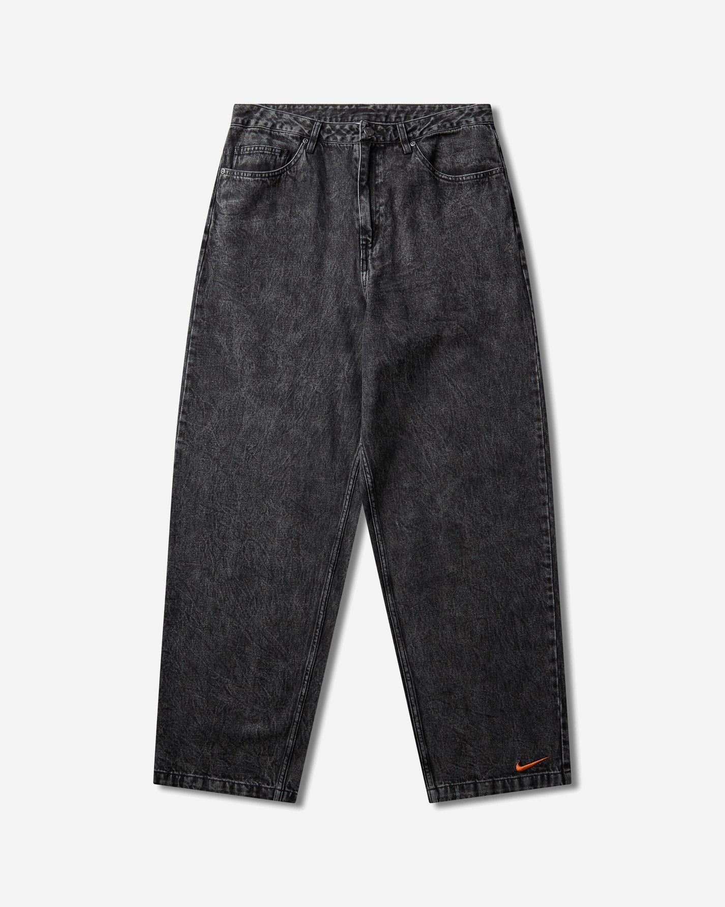 Nike M Nk Ymh Black Jeans Black/Hai8Bl/Safety Orange Pants Sweatpants IR8189-010