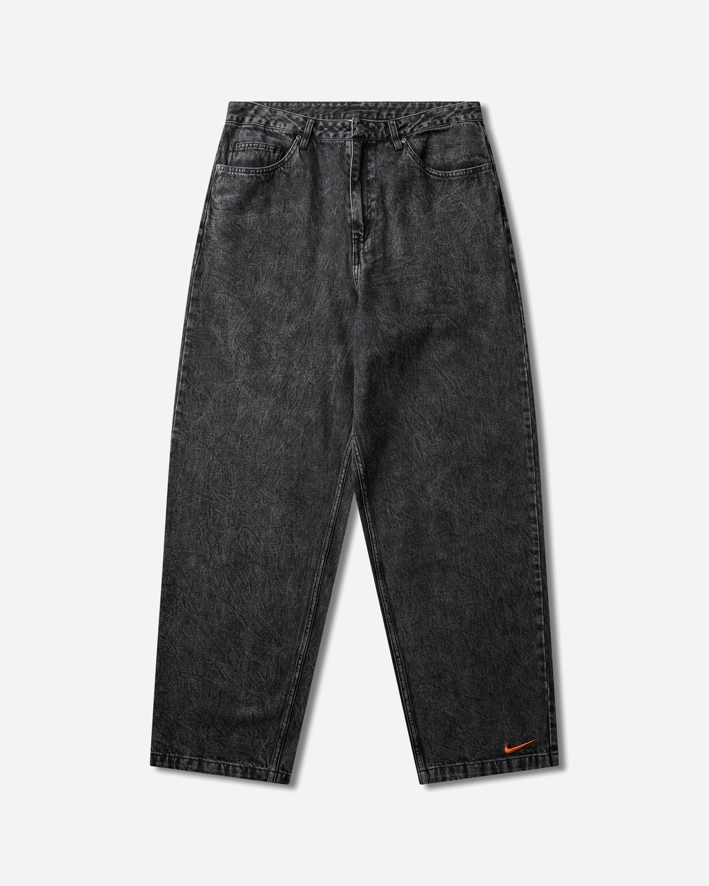 Nike M Nk Ymh Black Jeans Black/Hai8Bl/Safety Orange Pants Sweatpants IR8189-010