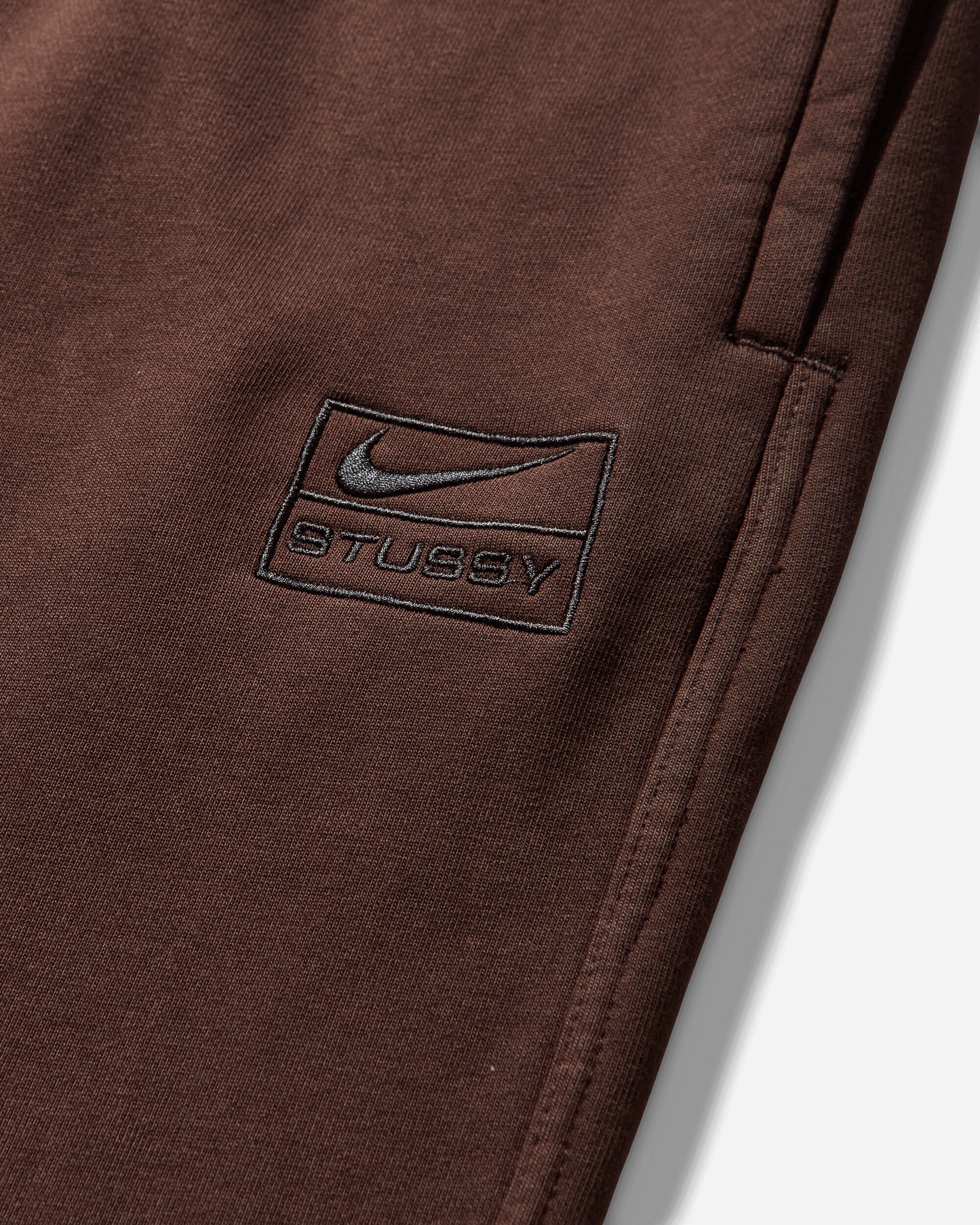 Nike U Nrg Stussy Washed Flc Pnt Dark Cinder/Black Pants Sweatpants FN5235-261