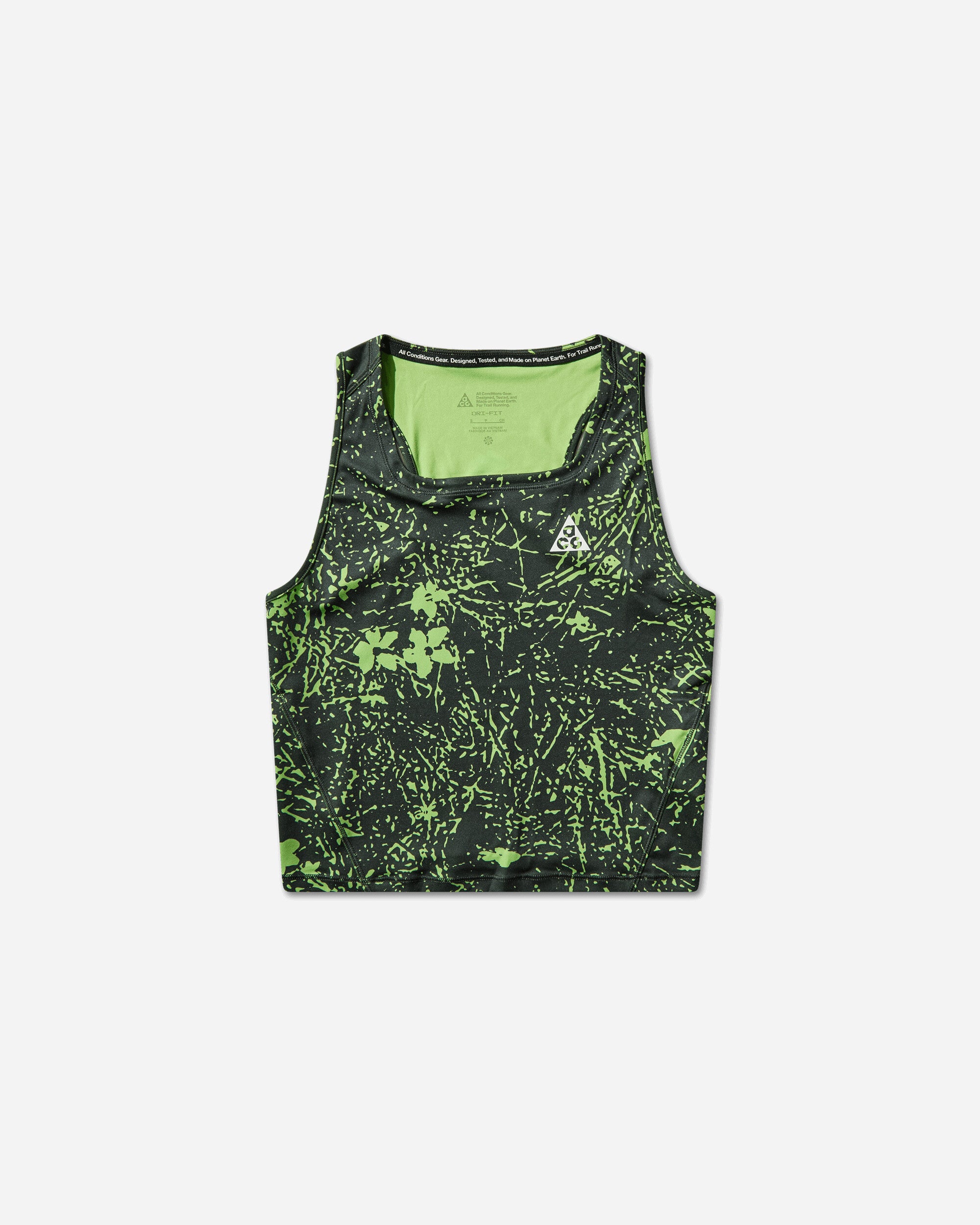 Women's ACG Dri-FIT Trail Running Tank Top Mean Green / Summit White