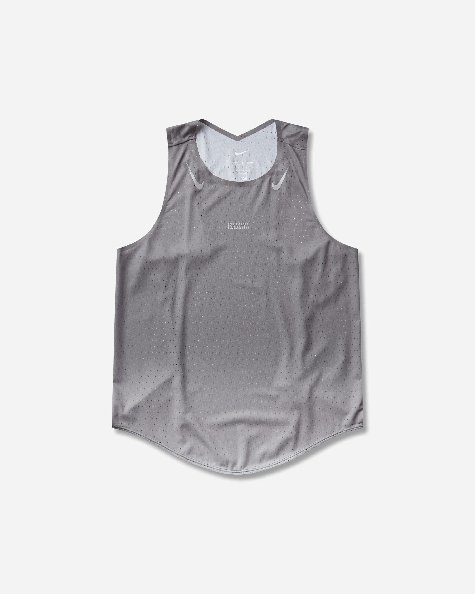 Nike Wmns Nike Aeroswift Isamaya Ffrench Smoke Grey/Pure Platinum T-Shirts Top IU2032-084