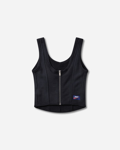Nike Wmns W J Flt Flc Corset Wngs Black/University Red T-Shirts Top IM6788-010