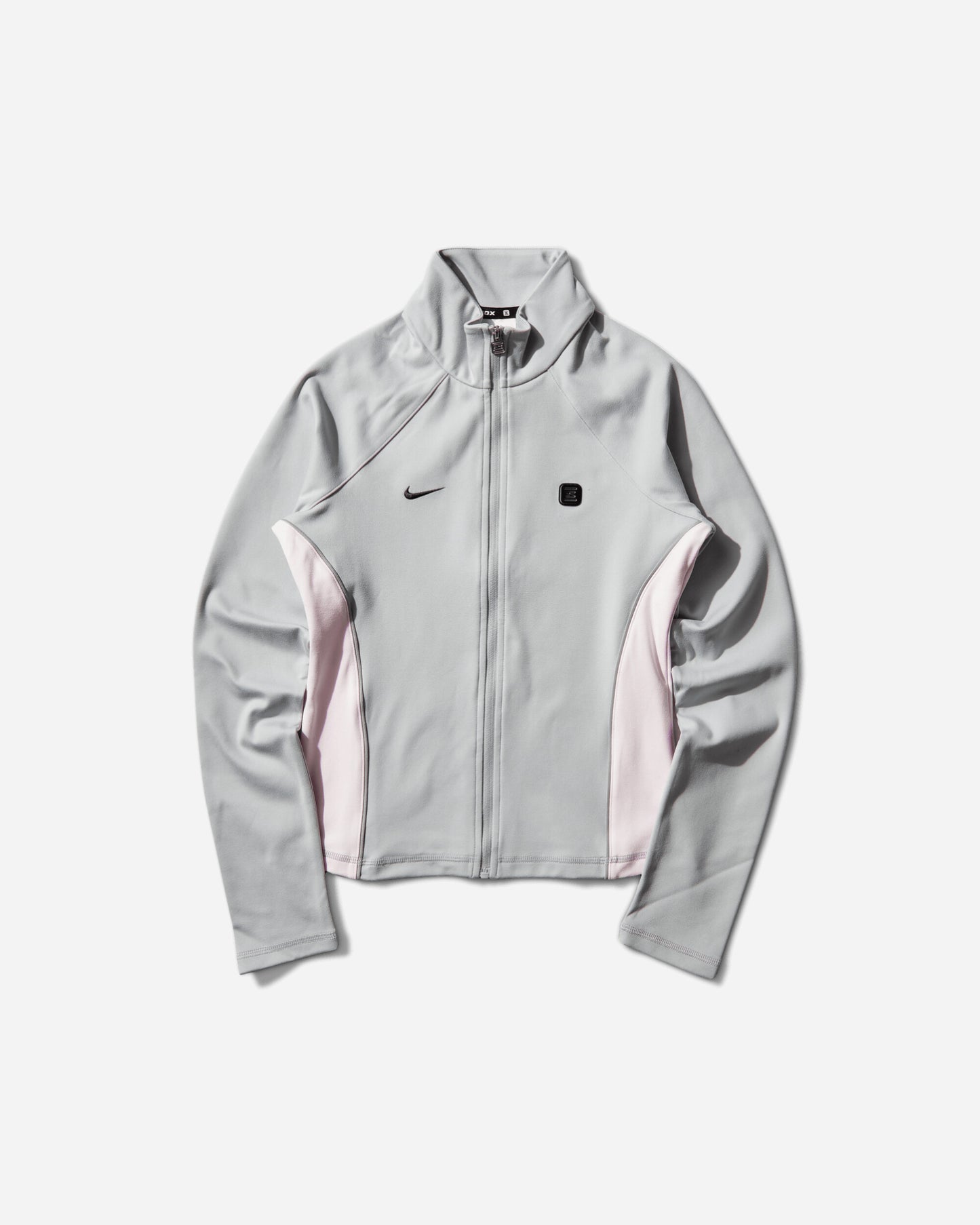 Nike W Shox Fz Long Sleeve Top Wolf Grey/Pearl Pink T-Shirts Zip-Ups IR4443-012