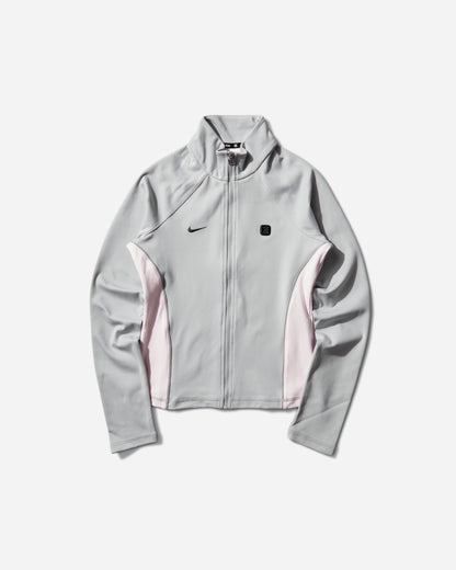 Nike W Shox Fz Long Sleeve Top Wolf Grey/Pearl Pink T-Shirts Zip-Ups IR4443-012