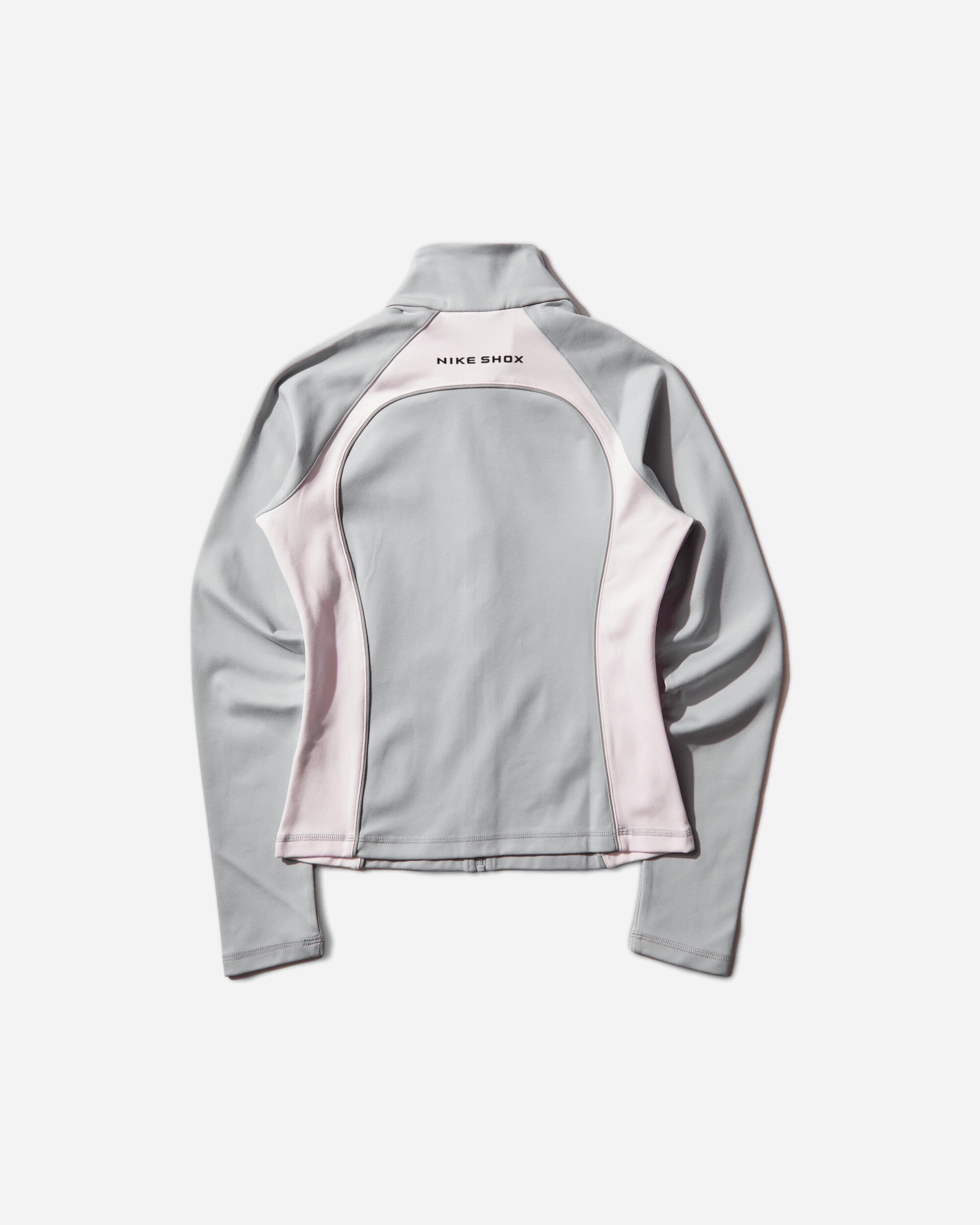 Nike W Shox Fz Long Sleeve Top Wolf Grey/Pearl Pink T-Shirts Zip-Ups IR4443-012