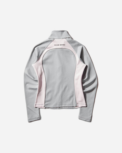 Nike W Shox Fz Long Sleeve Top Wolf Grey/Pearl Pink T-Shirts Zip-Ups IR4443-012