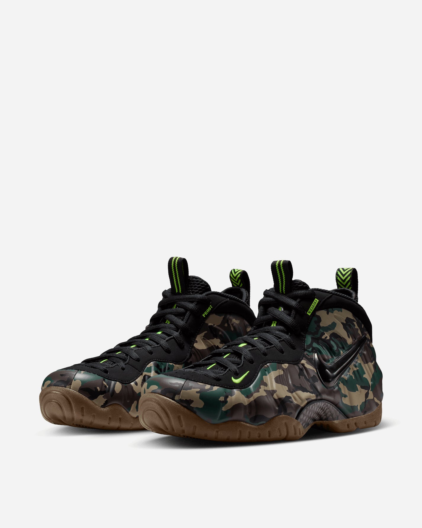 Nike Nike Air Foamposite Pro Premium Black/Voltage Green/Dark Brown Sneakers High IM5204-101
