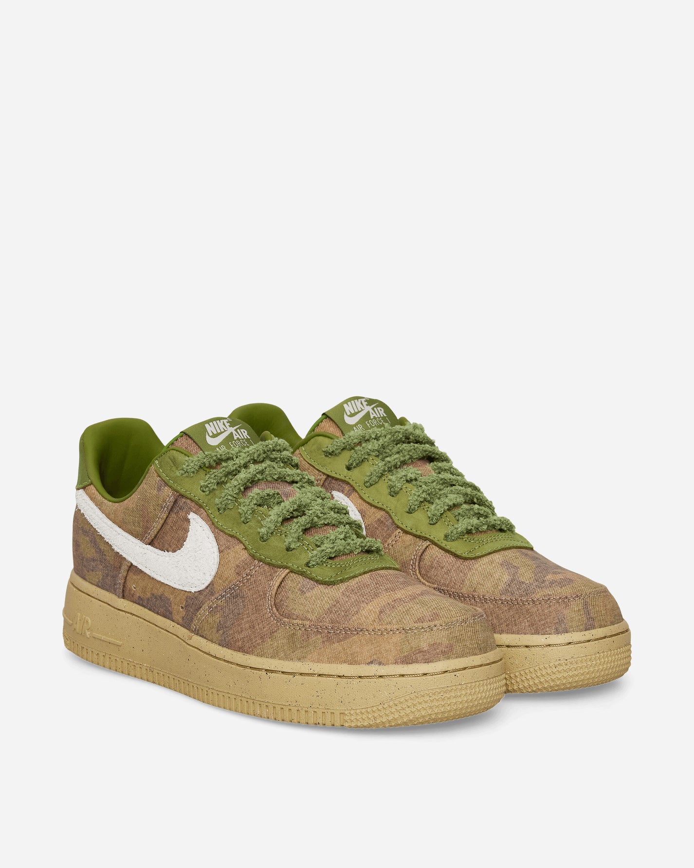 Nike Air Force 1 Low Qs Camo Asparagus/Wheat Grass/Aluminum Sneakers Low IO5011-300