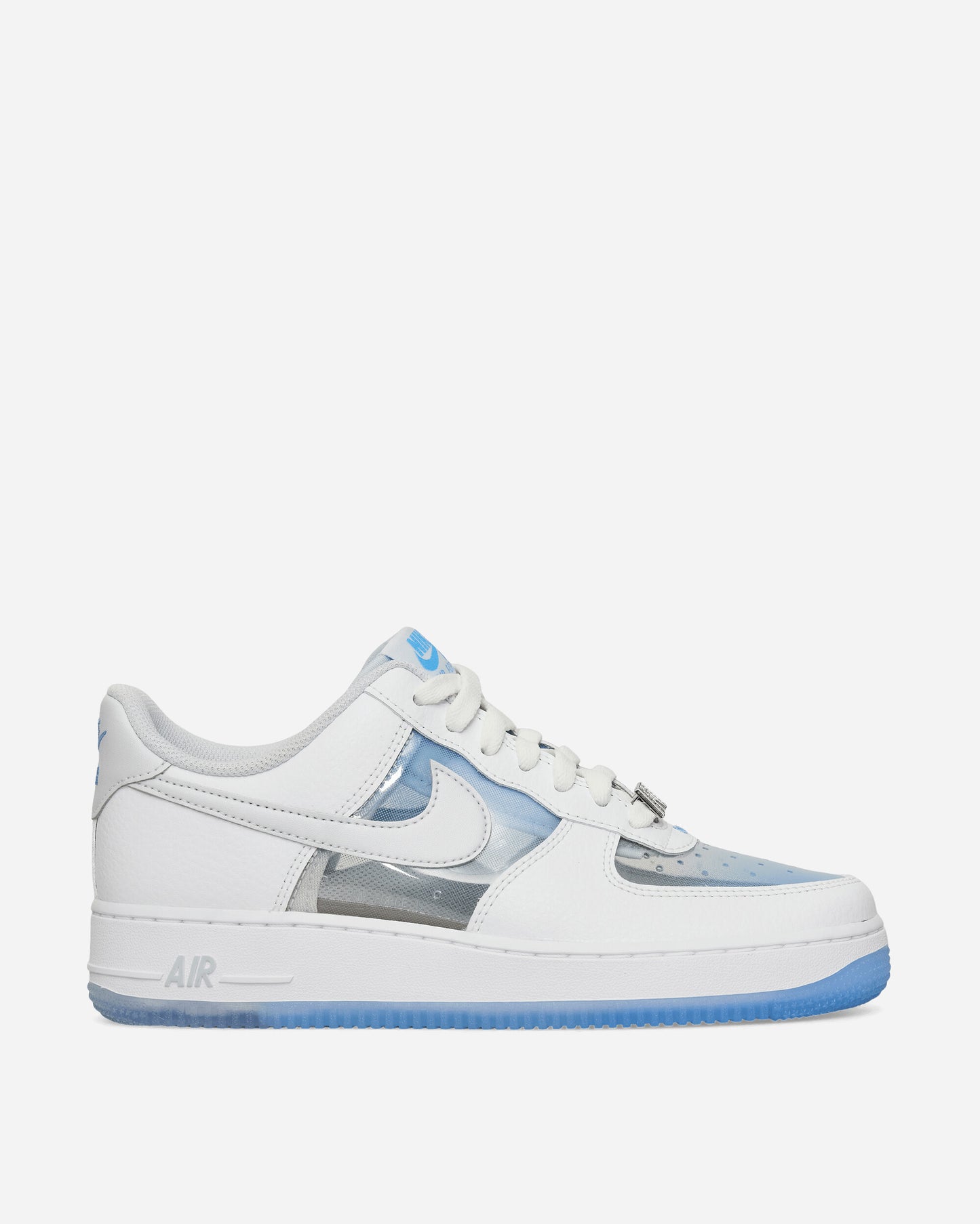 Nike Air Force 1 Retro Qs White/Pure Platinum-Univ Blue Sneakers Low IB5724-100