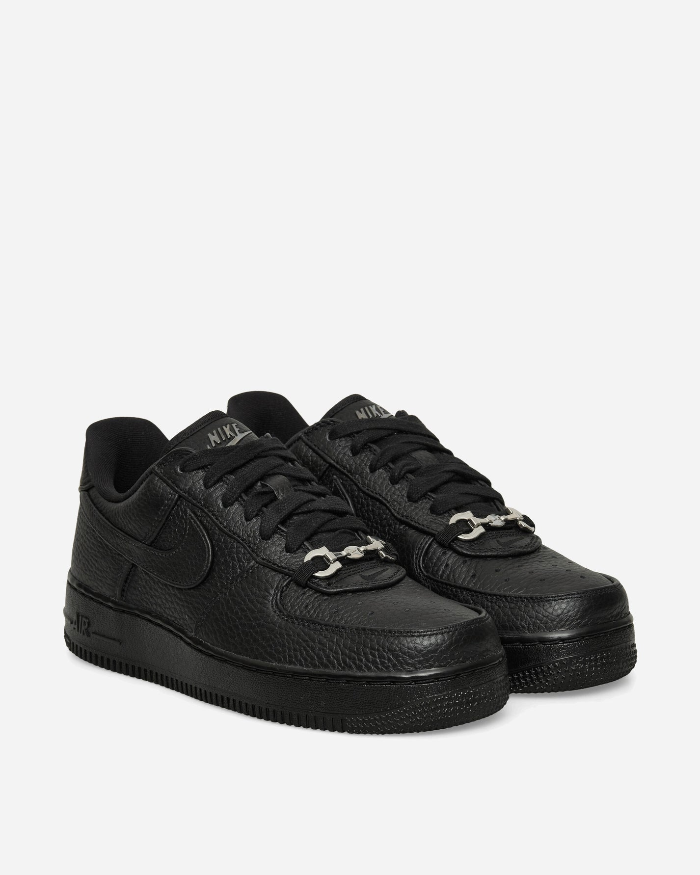 Nike Nike Air Force 1 Low Retro Premium Black/Black/Metallic Silver Sneakers Low IM5754-001