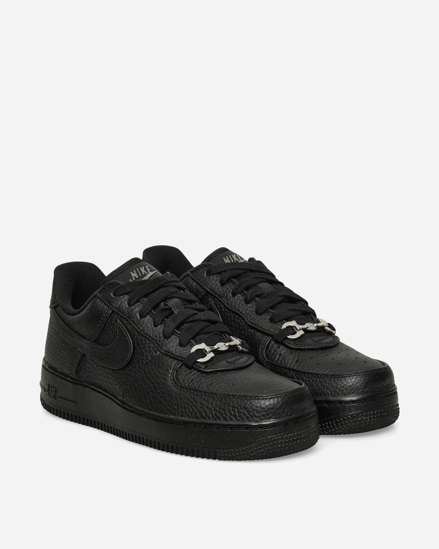 Nike Nike Air Force 1 Low Retro Premium Black/Black/Metallic Silver Sneakers Low IM5754-001