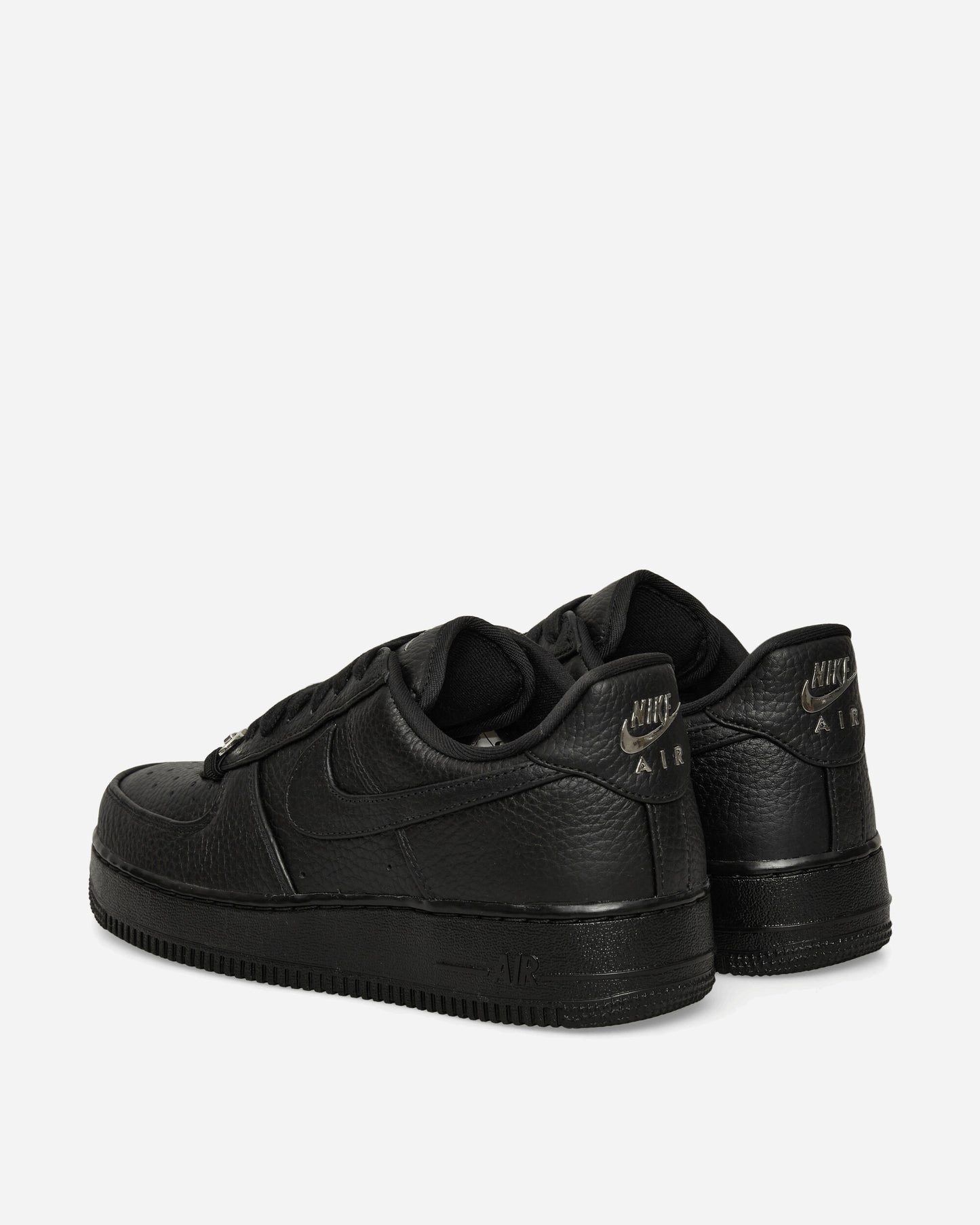 Nike Nike Air Force 1 Low Retro Premium Black/Black/Metallic Silver Sneakers Low IM5754-001