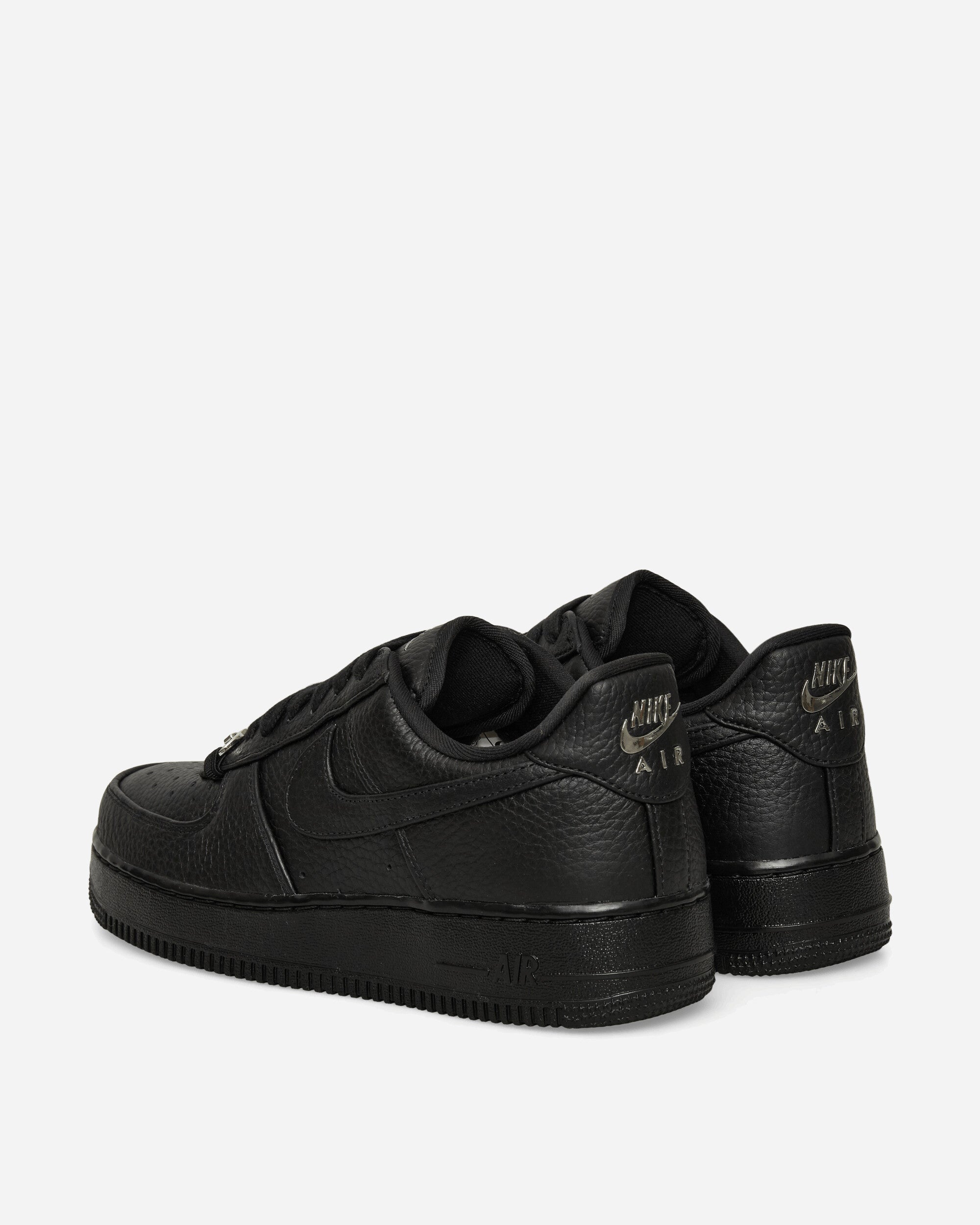 Nike Nike Air Force 1 Low Retro Premium Black/Black/Metallic Silver Sneakers Low IM5754-001