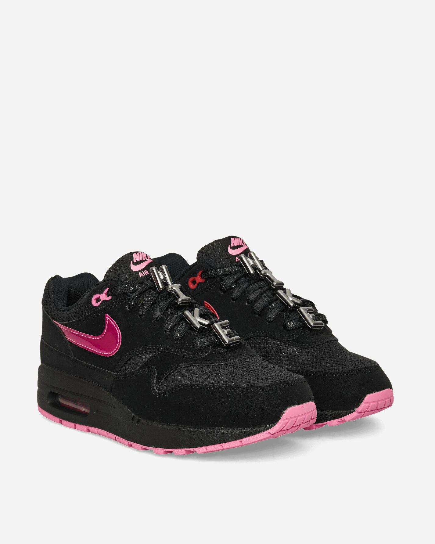 Nike Nike Air Max 1 Prm Black/Playful Pink Sneakers Low HV2302-001