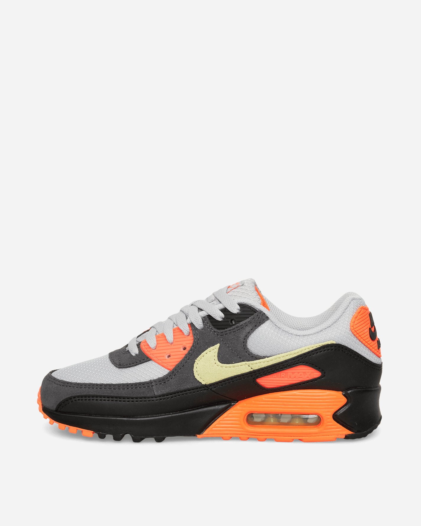 Nike Nike Air Max 90 Men's Shoes Lt Smoke Grey/Limelight-Hyper  Sneakers Low DM0029-018