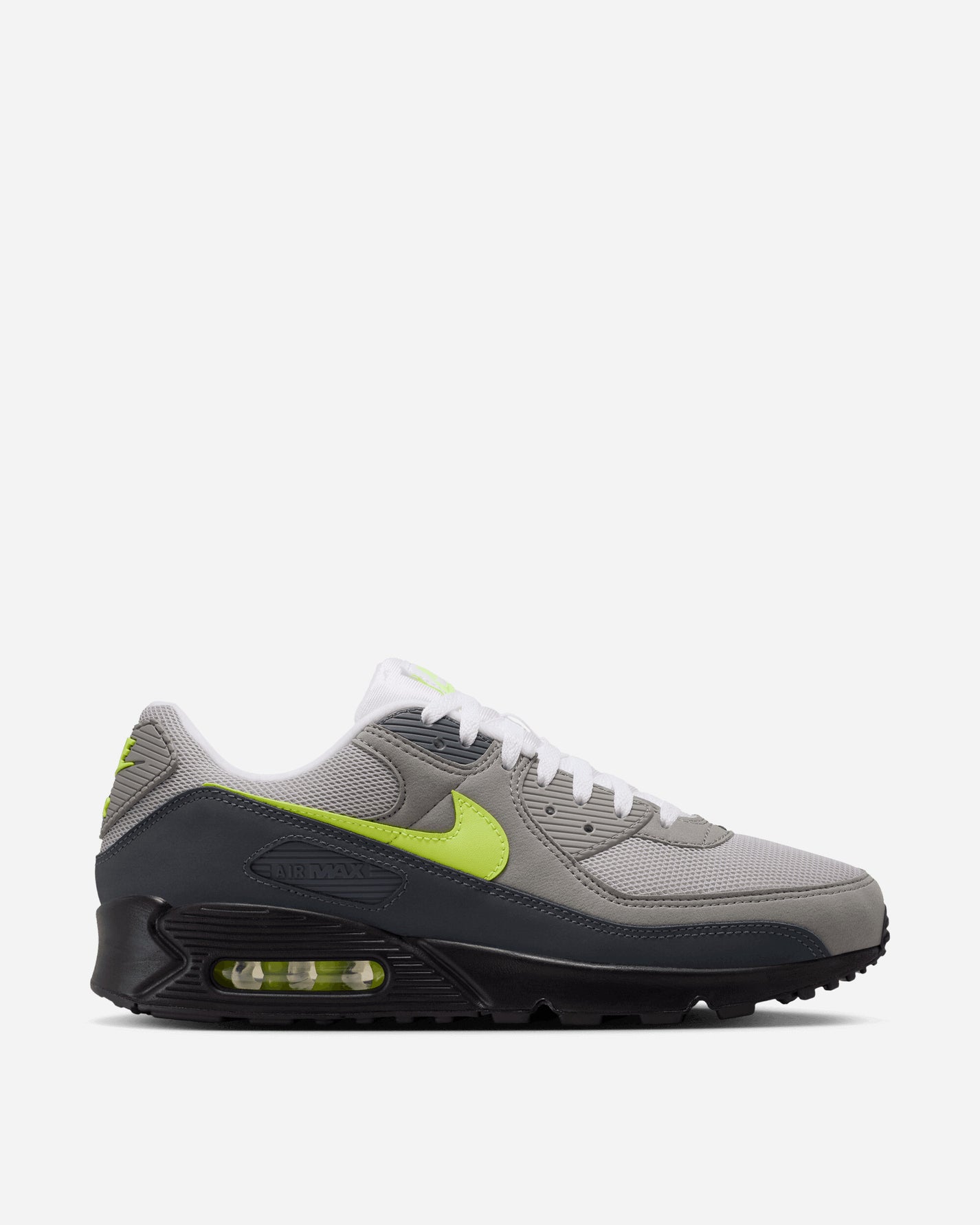 Nike Nike Air Max 90 Men's Shoes Black/Neon Yellow-Anthracite Sneakers Low IQ0289-010