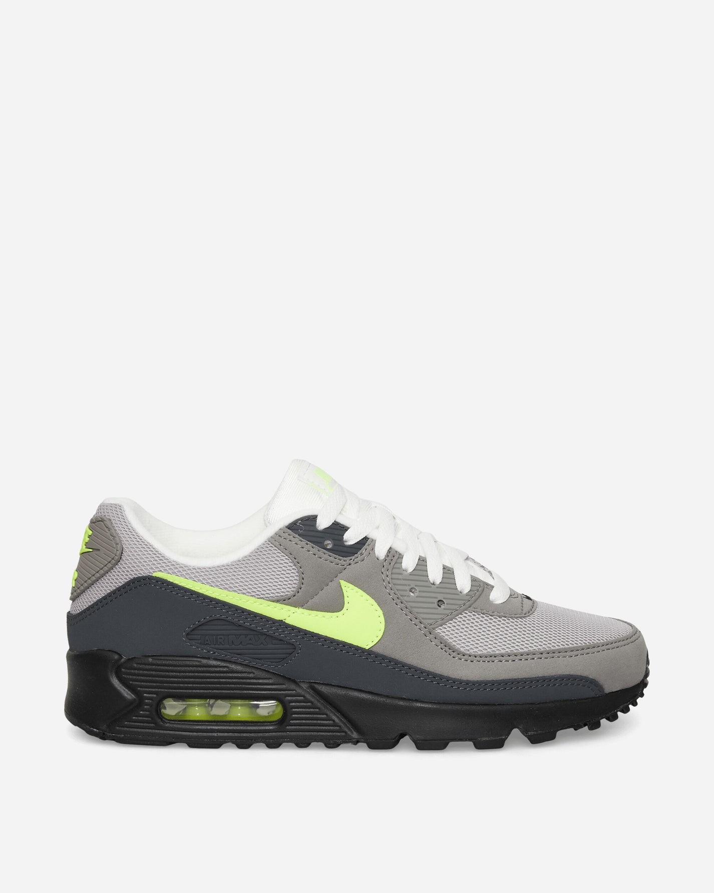 Nike Nike Air Max 90 Men's Shoes Black/Neon Yellow-Anthracite Sneakers Low IQ0289-010