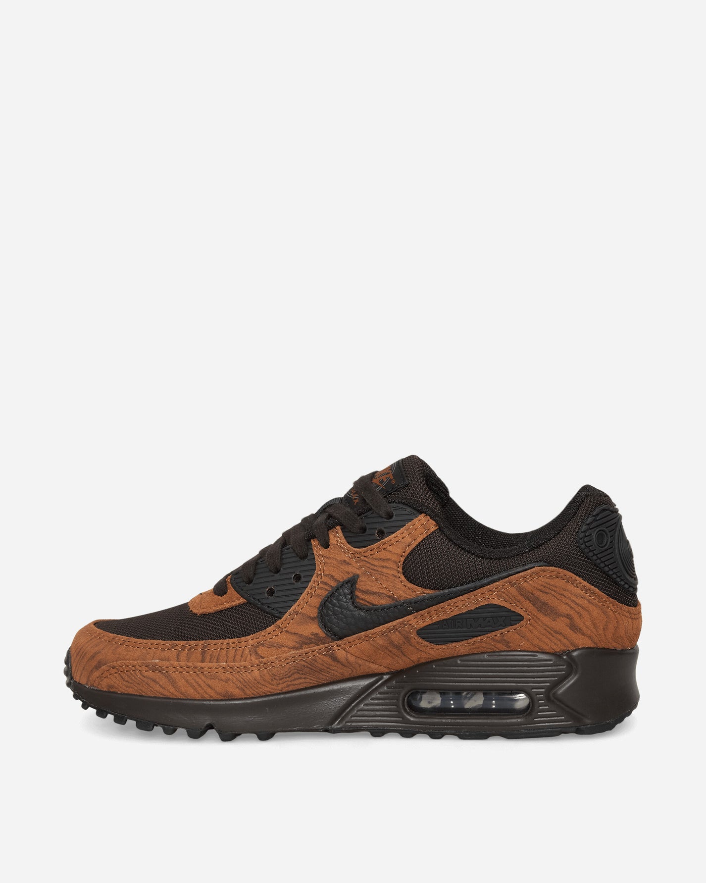 Nike Nike Air Max 90 Premium Men's Shoes Lt British Tan/Black-Velvet Br Sneakers Low IQ0283-281