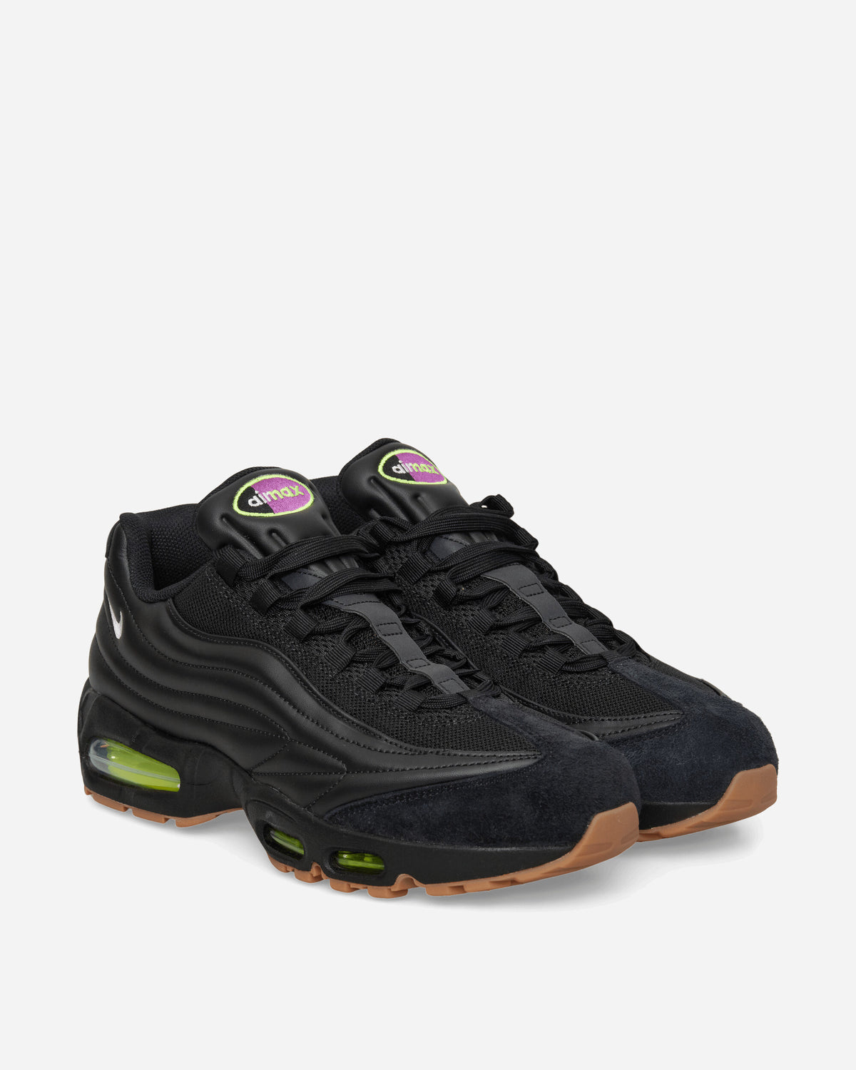 Nike Nike Air Max 95 Big Bubble Premium Black/White/Brown/Volt Sneakers Low IQ7127-001