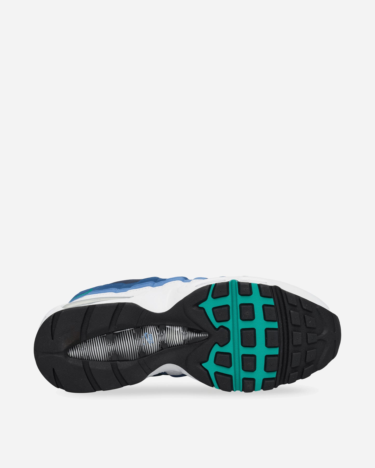 Nike Nike Air Max 95 Og Men's Shoes White/Emerald Green-Lake Blue Sneakers Low IH7855-100