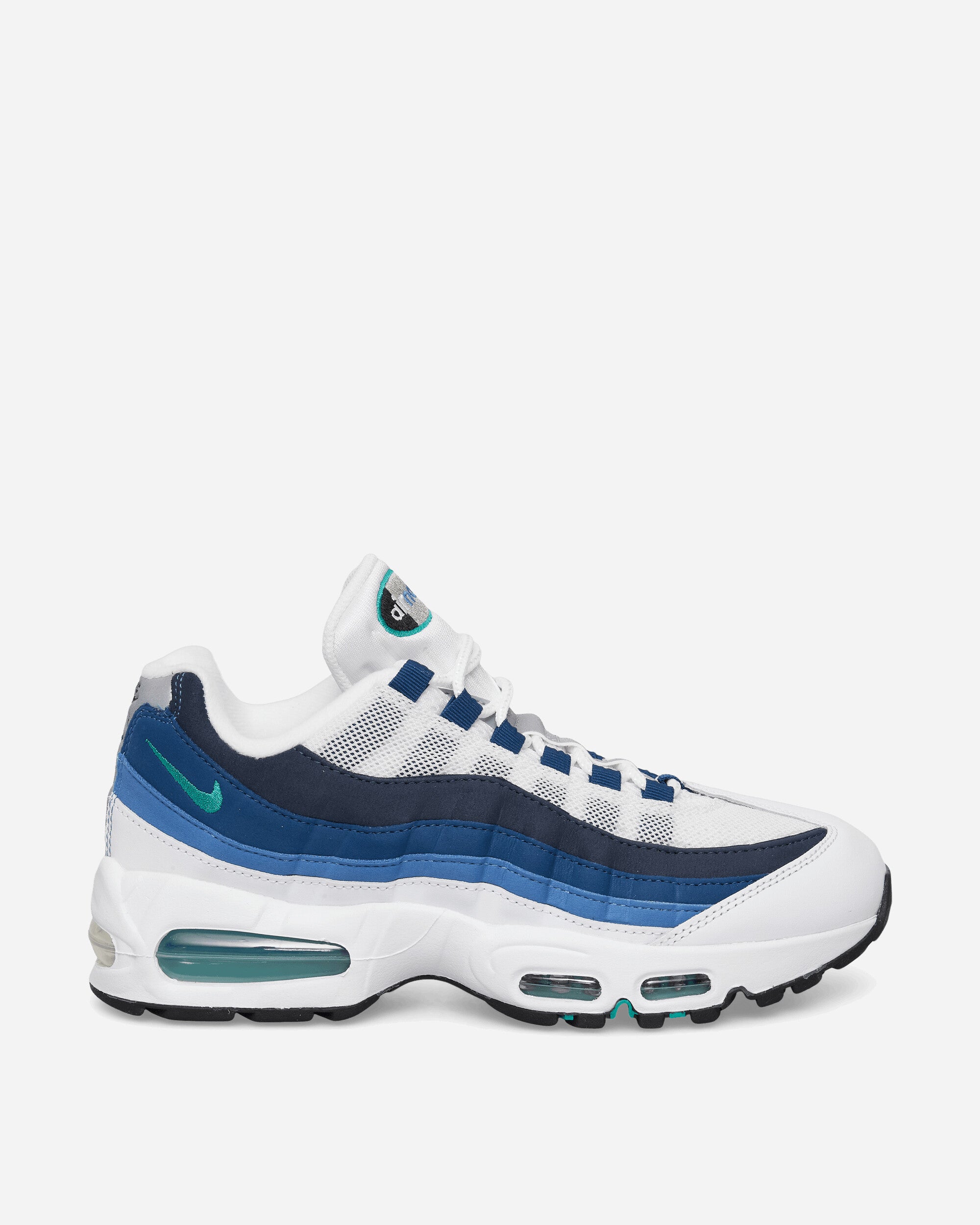 Nike Nike Air Max 95 Og Men's Shoes White/Emerald Green-Lake Blue Sneakers Low IH7855-100