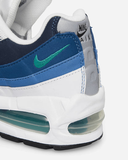 Nike Nike Air Max 95 Og Men's Shoes White/Emerald Green-Lake Blue Sneakers Low IH7855-100