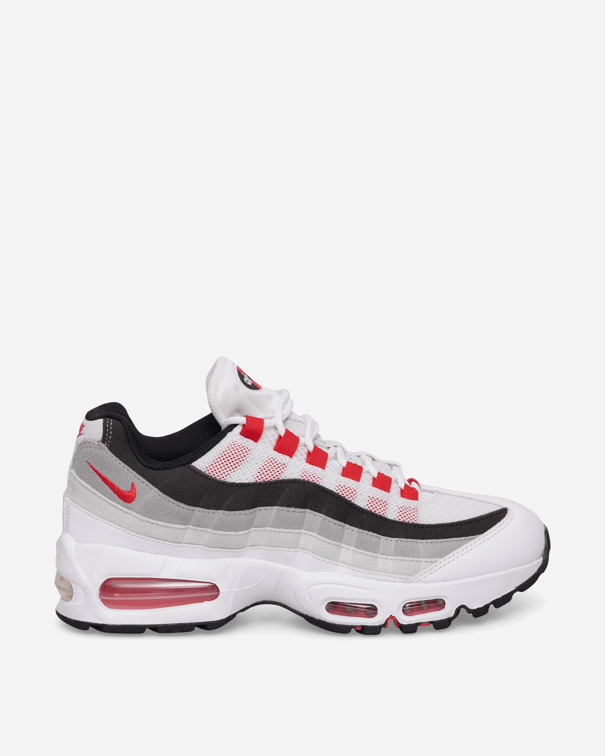 Nike Nike Air Max 95 Premium Men's Shoes White/Comet Red-Neutral Grey-M Sneakers Low IB7862-100