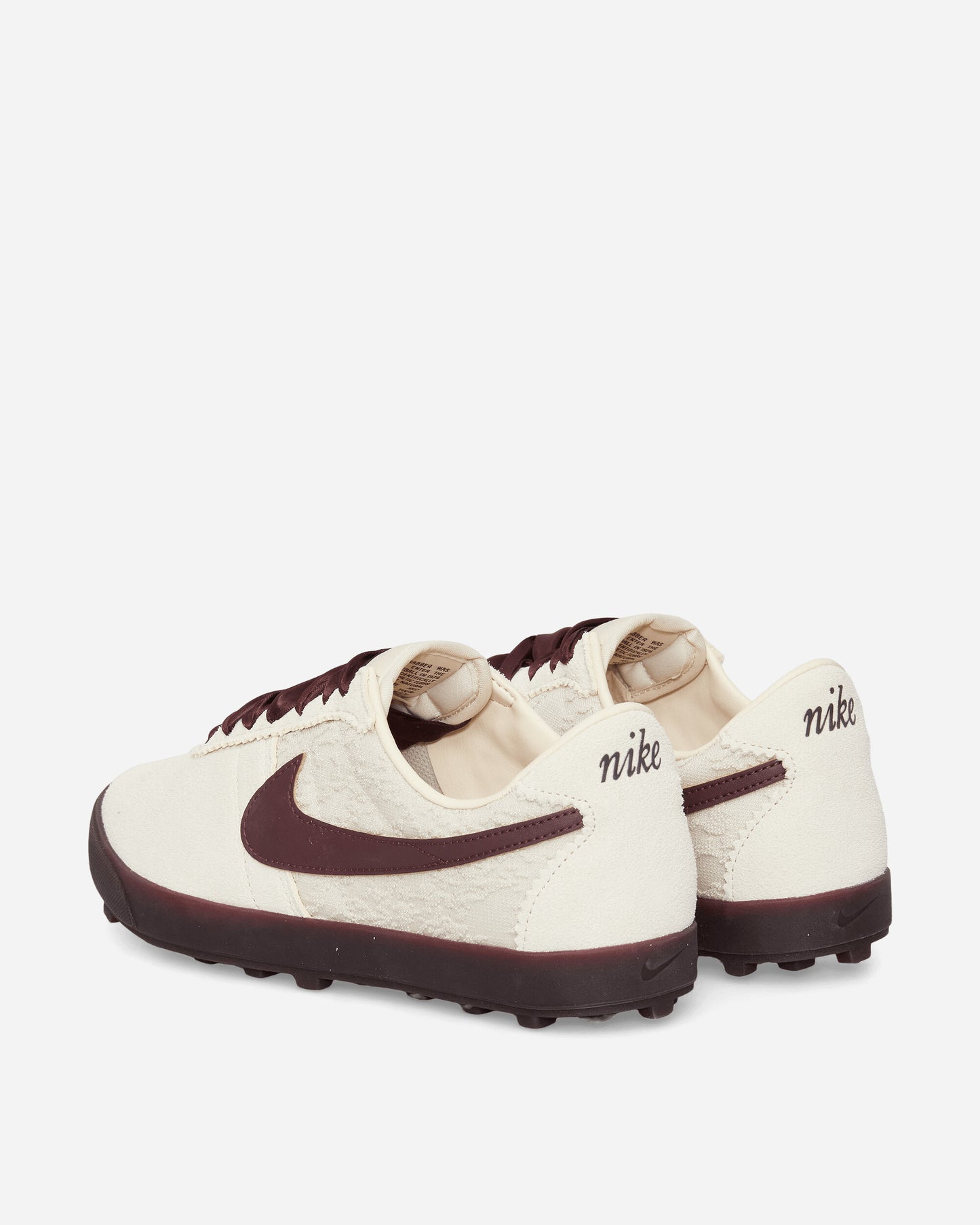 Nike Nike Astrograbber Leather Se Women's Shoes Light Cream/Burgundy Crush-Arc Sneakers Low IQ3367-299