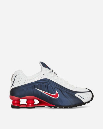 Nike Nike Shox R4 Men's Shoes Midnight Navy/Gym Red-White Sneakers Low HQ1988-400