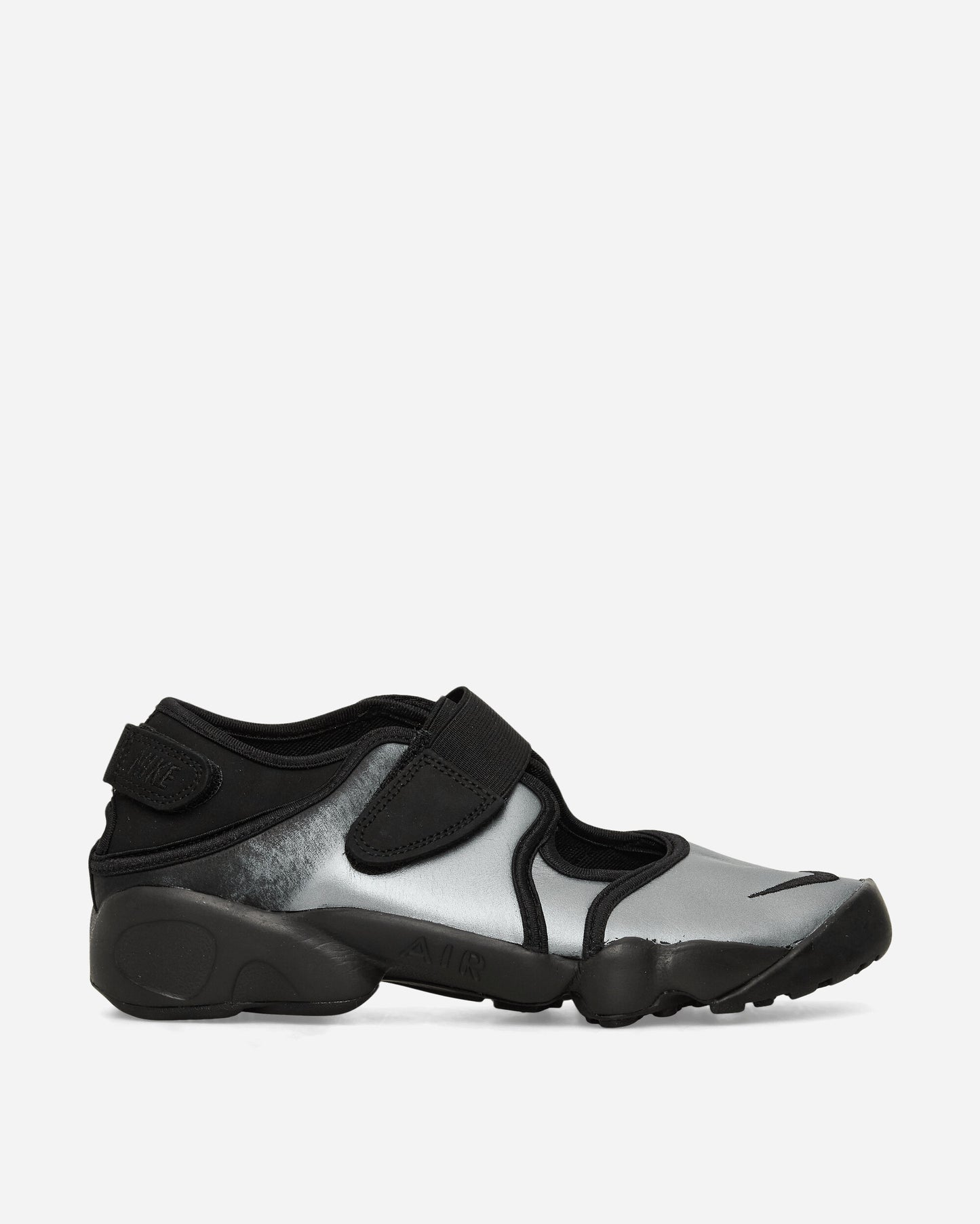 Nike Nike Air Rift Leather Women's Shoes Metallic Silver/Black Sandals and Slides Sandals and Mules IH3656-095