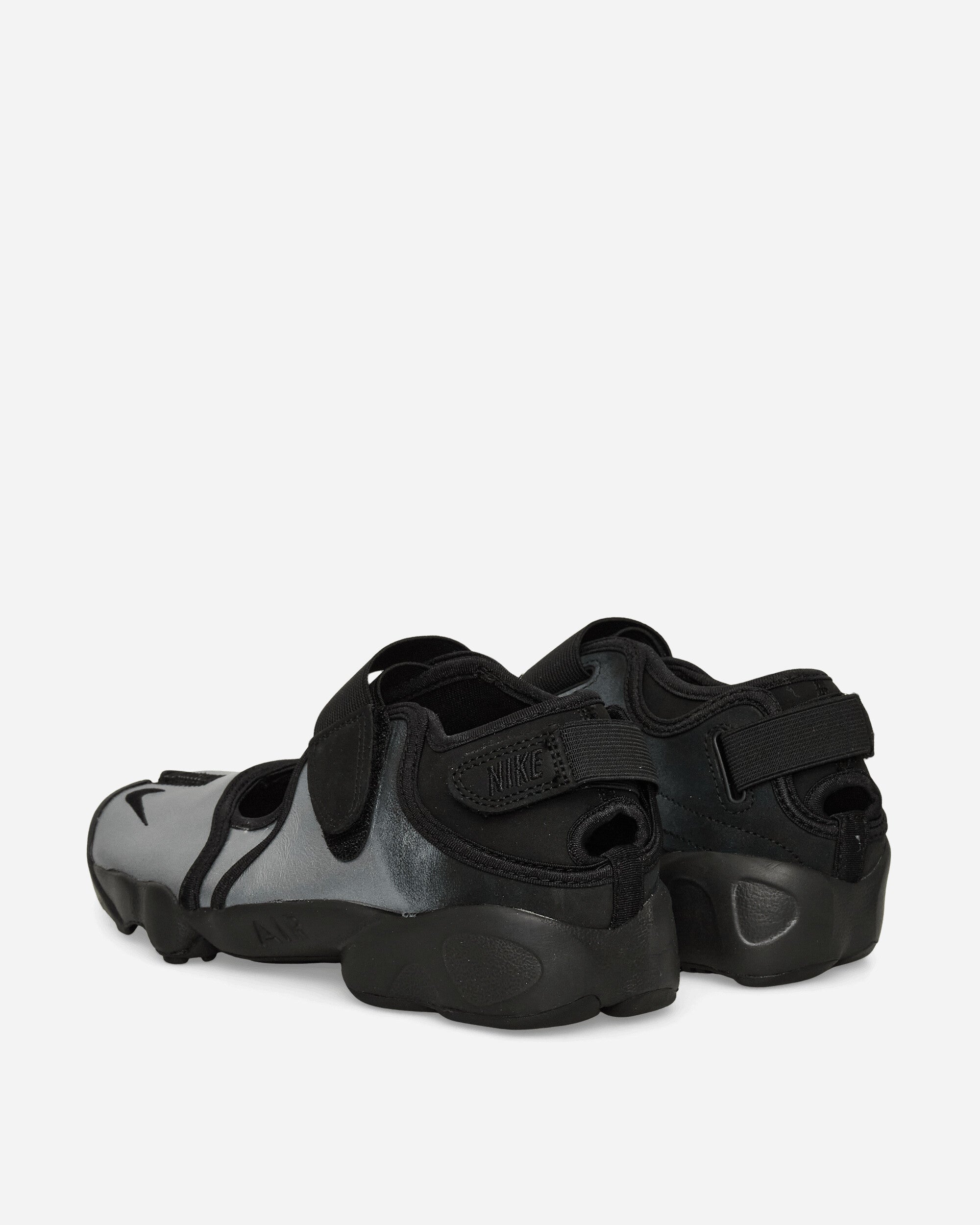 Nike Nike Air Rift Leather Women's Shoes Metallic Silver/Black Sandals and Slides Sandals and Mules IH3656-095
