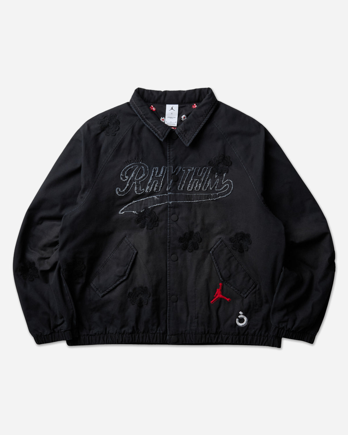 Nike Jordan Jordan X Nomarhythm Textile Bomber Jacket Black/University Red/White Coats and Jackets Bomber Jackets IQ8399-010