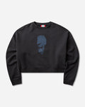 Nike Jordan M J Ih Crop Flc Crew Black Sweatshirts Crewneck IM7397-010