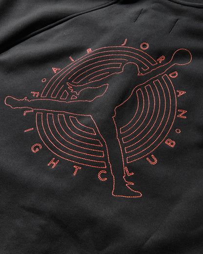 Nike Jordan Jordan Flight Men's Full-Zip Knit Sweatshirt Black Sweatshirts Hoodies IF1810-010