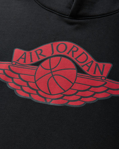 Nike Jordan M J Sm Flc Hoodie Black/White/University Red Sweatshirts Hoodies FV4718-010