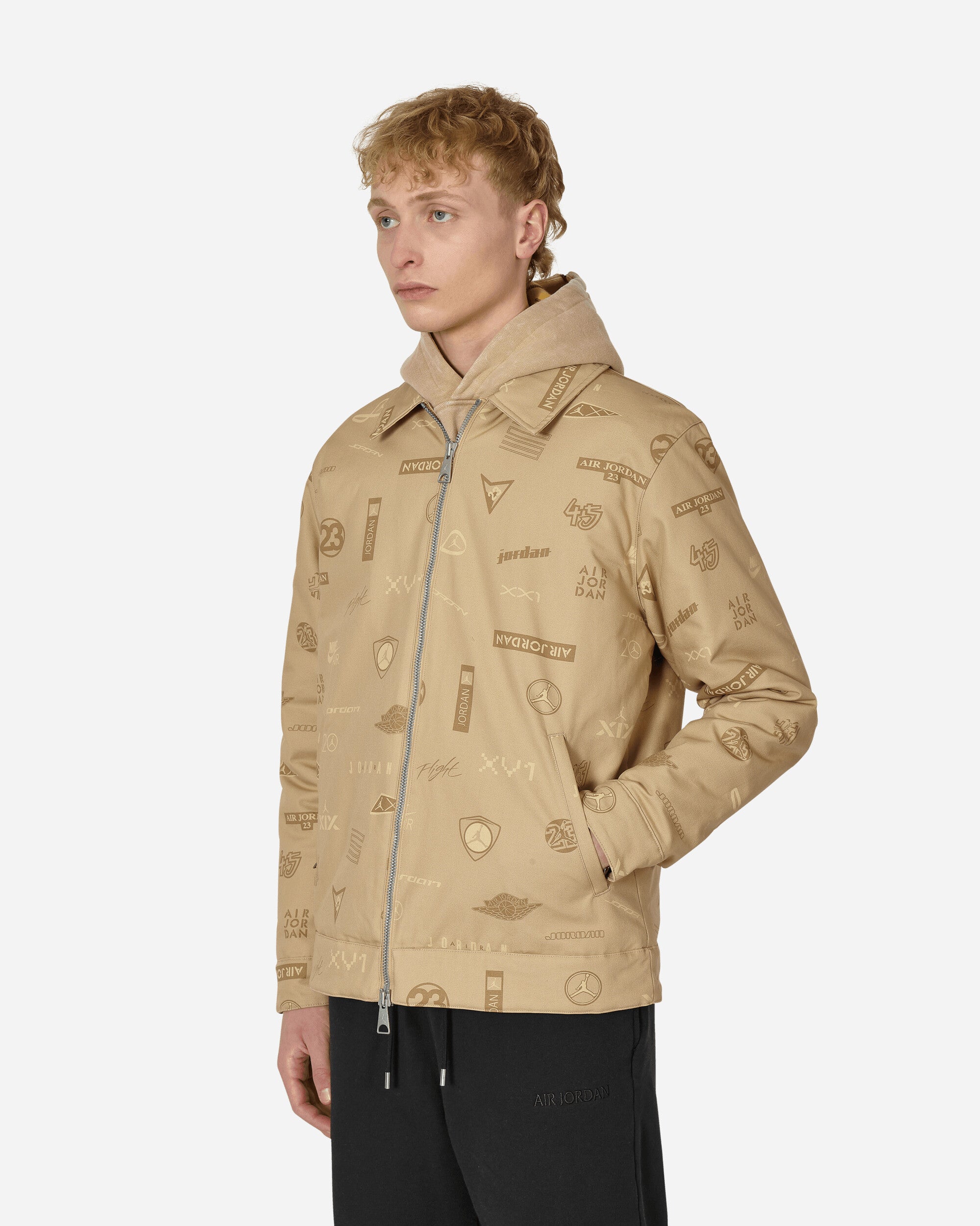 Nike Jordan Flt Hrtg Aop Ojkt Desert Coats and Jackets Jackets DV7563-254