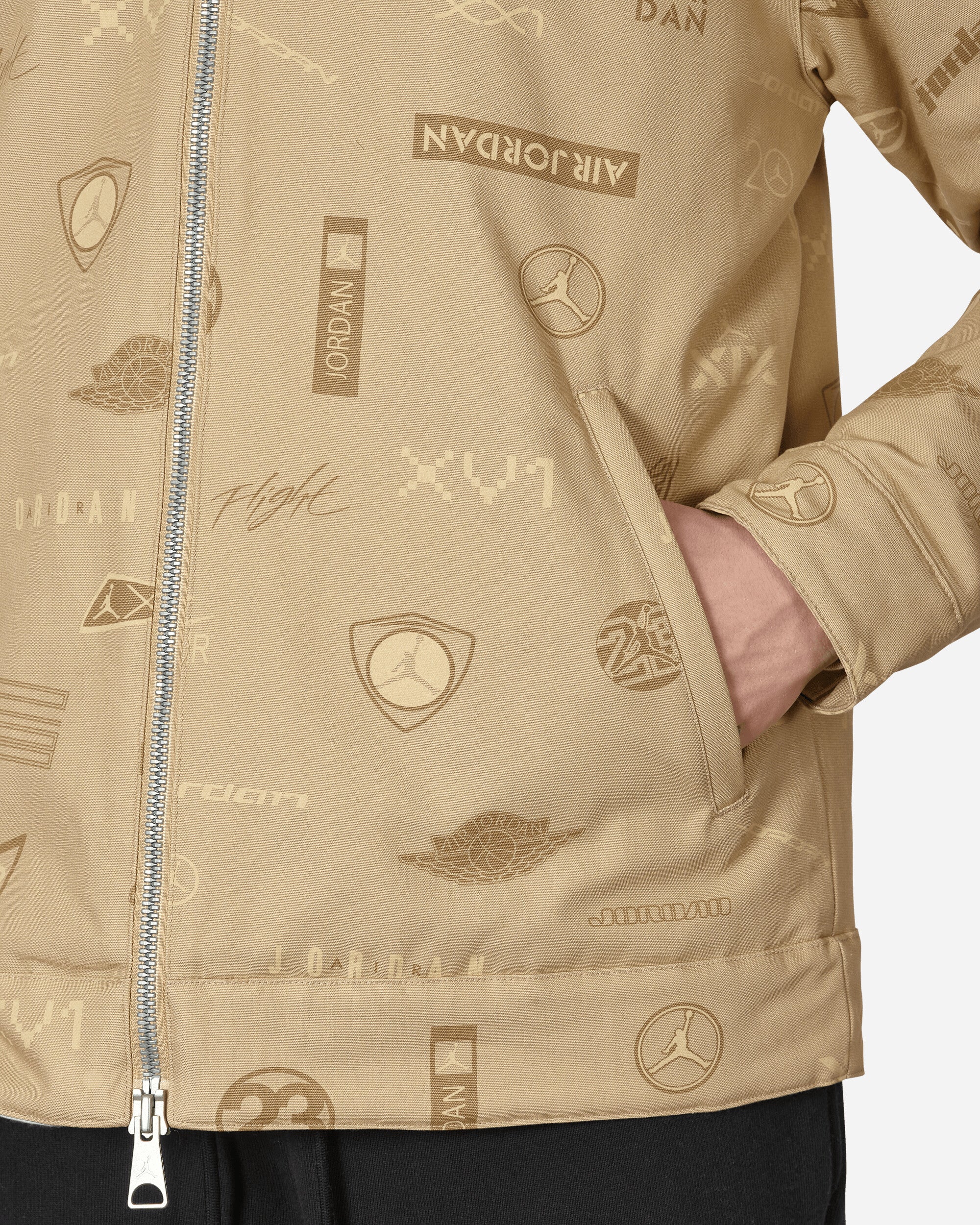 Nike Jordan Flt Hrtg Aop Ojkt Desert Coats and Jackets Jackets DV7563-254