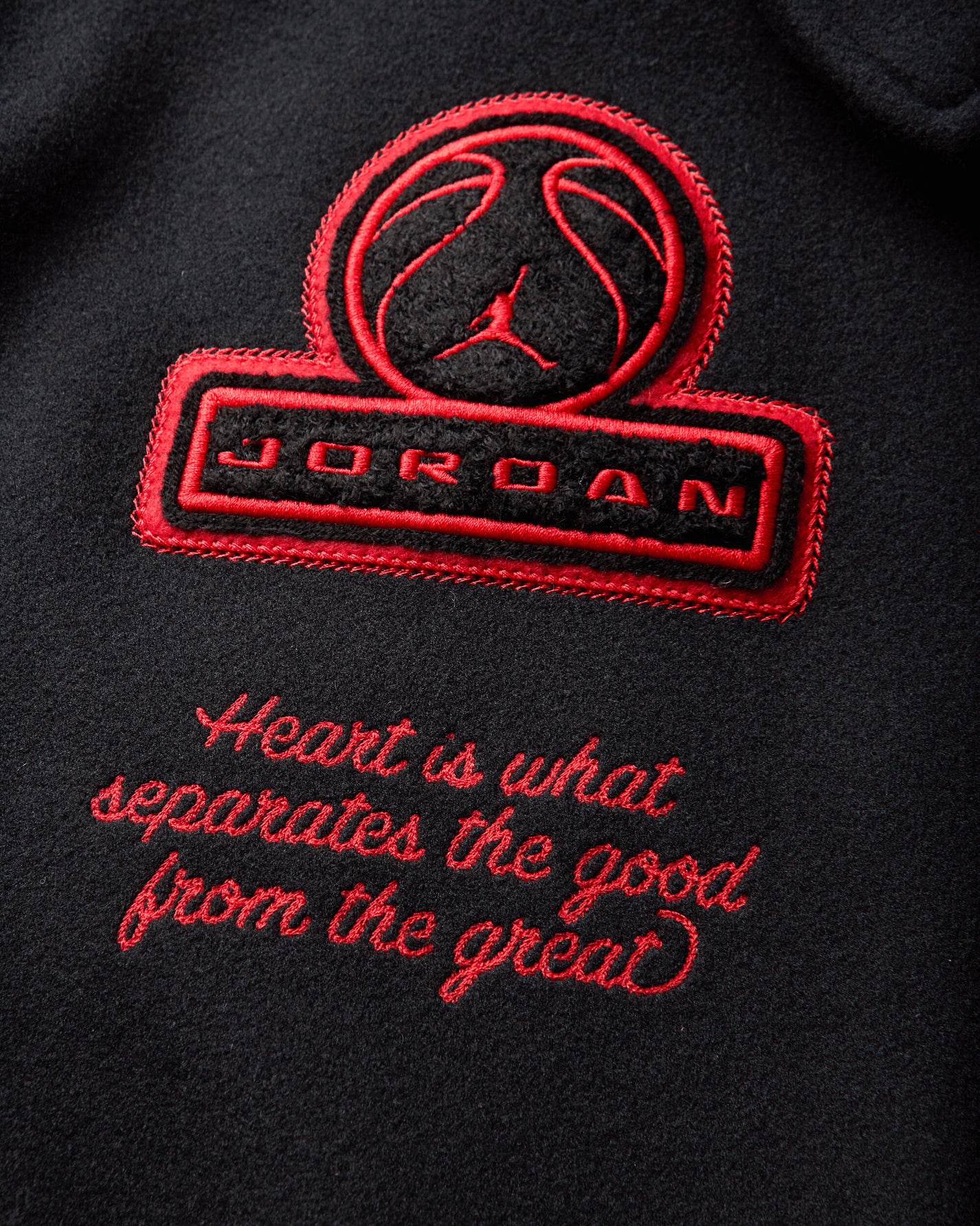 Nike Jordan Jordan Flight Black/Black/University Red Coats and Jackets Jackets IM9145-010