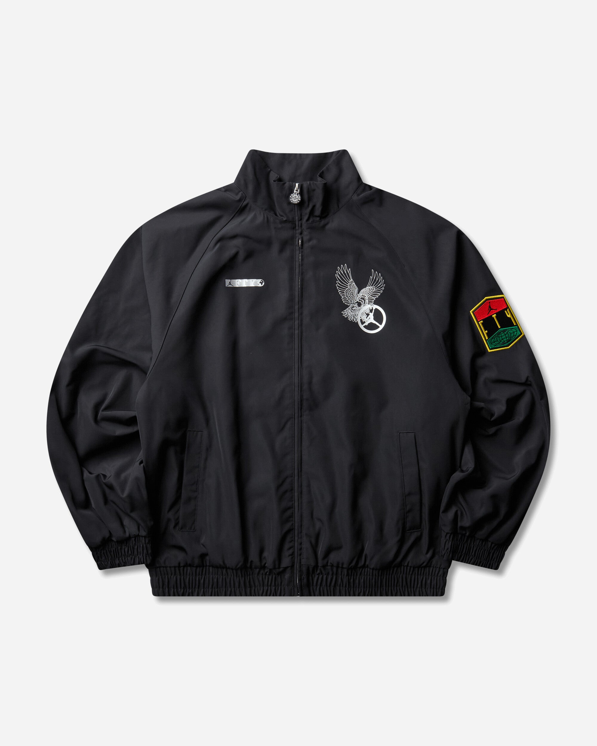 Nike Jordan M J Fty Track Jkt Black Coats and Jackets Jackets IQ6223-010
