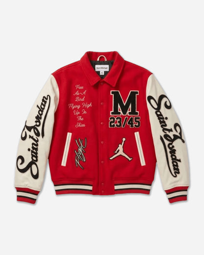 Nike Jordan M J Sm Varsity Jkt University Red/White/Black Coats and Jackets Jackets FV4726-657
