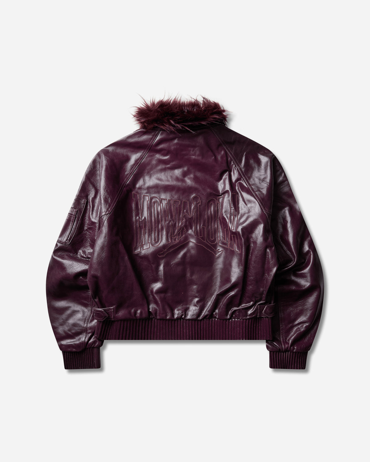 Nike Jordan Jordan Leather Jacket Night Maroon Coats and Jackets Leather Jackets IR2125-681