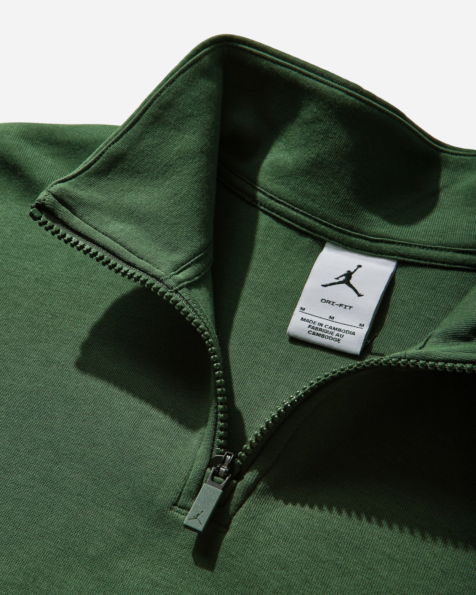 Nike Jordan Jordan Sport Men's Dri-Fit 1/4-Zip Golf Top Forest Green/Sail/Sail T-Shirts Longsleeve HF9919-335