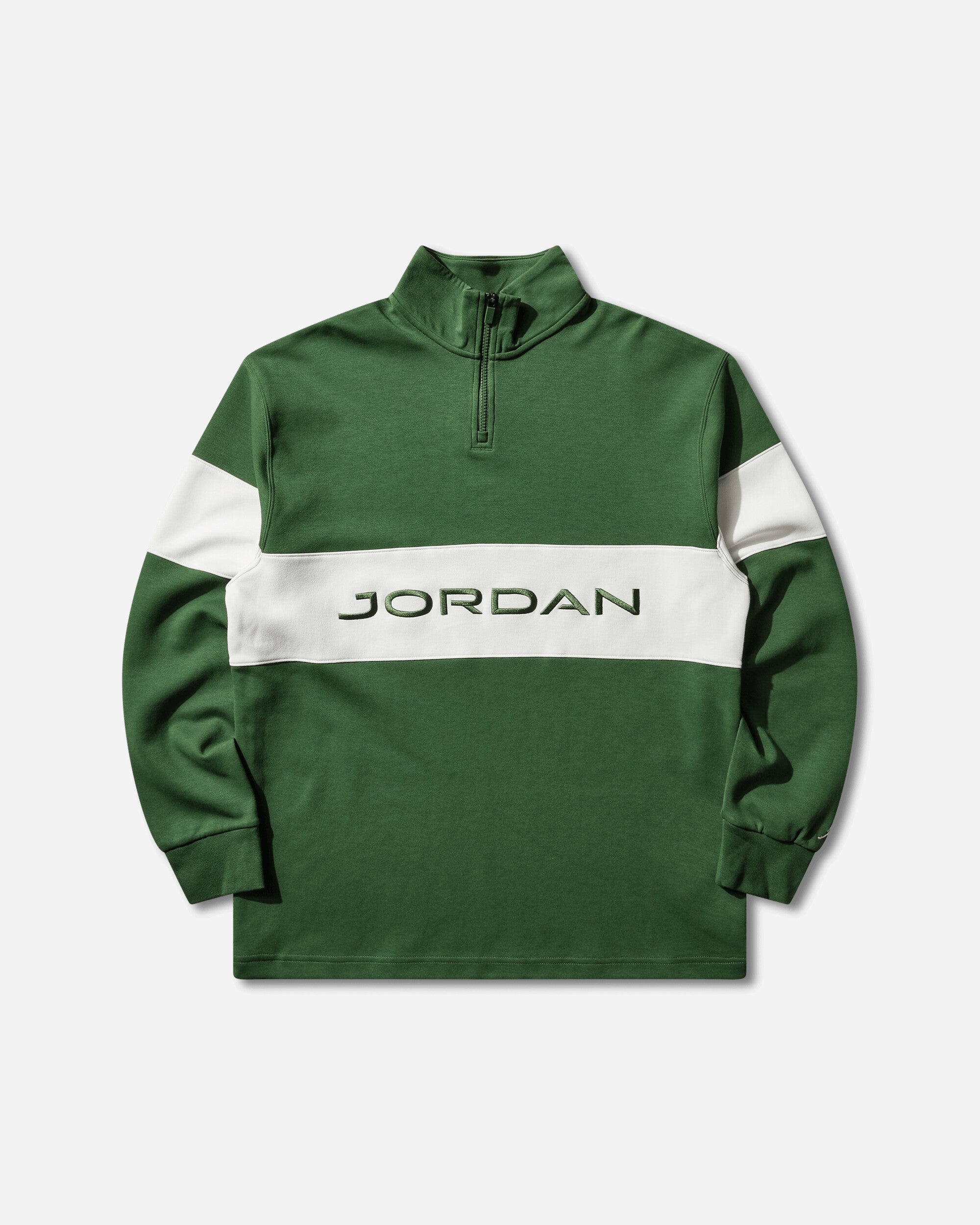 Nike Jordan Jordan Sport Men's Dri-Fit 1/4-Zip Golf Top Forest Green/Sail/Sail T-Shirts Longsleeve HF9919-335