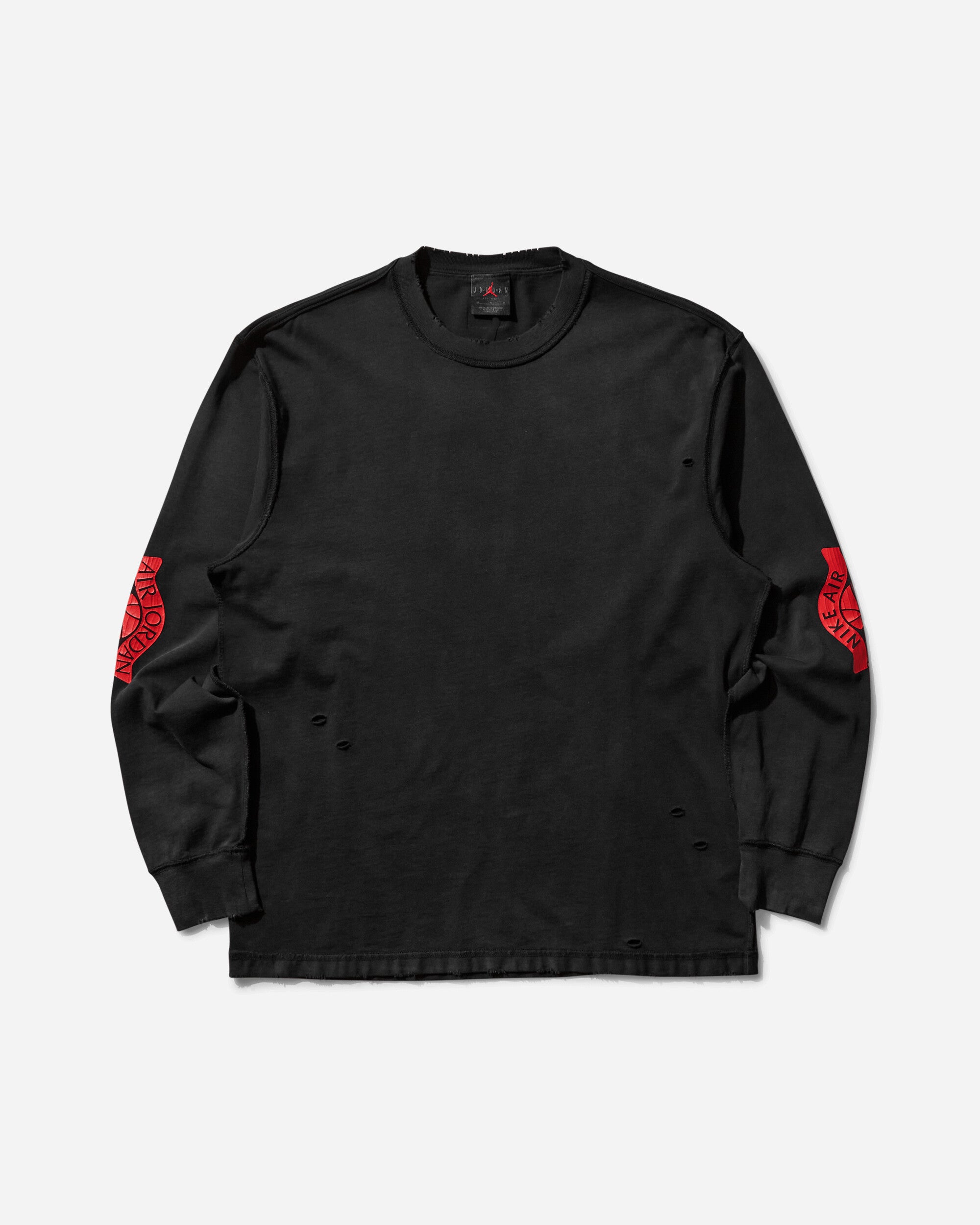 Nike Jordan M J Rare Air Wsh 85 Ls Crew Black/Chile Red Sweatshirts Longsleeve IB3134-010