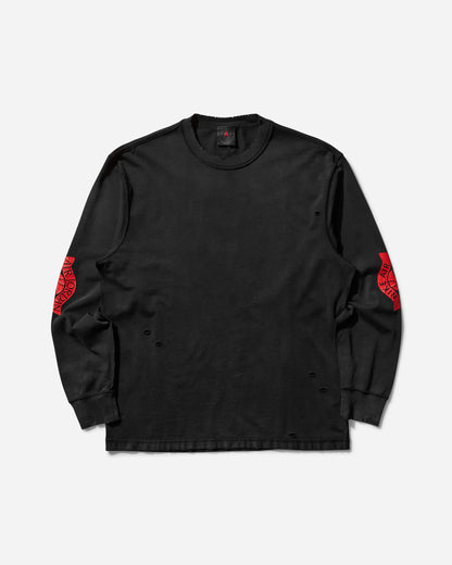 Nike Jordan M J Rare Air Wsh 85 Ls Crew Black/Chile Red Sweatshirts Longsleeve IB3134-010