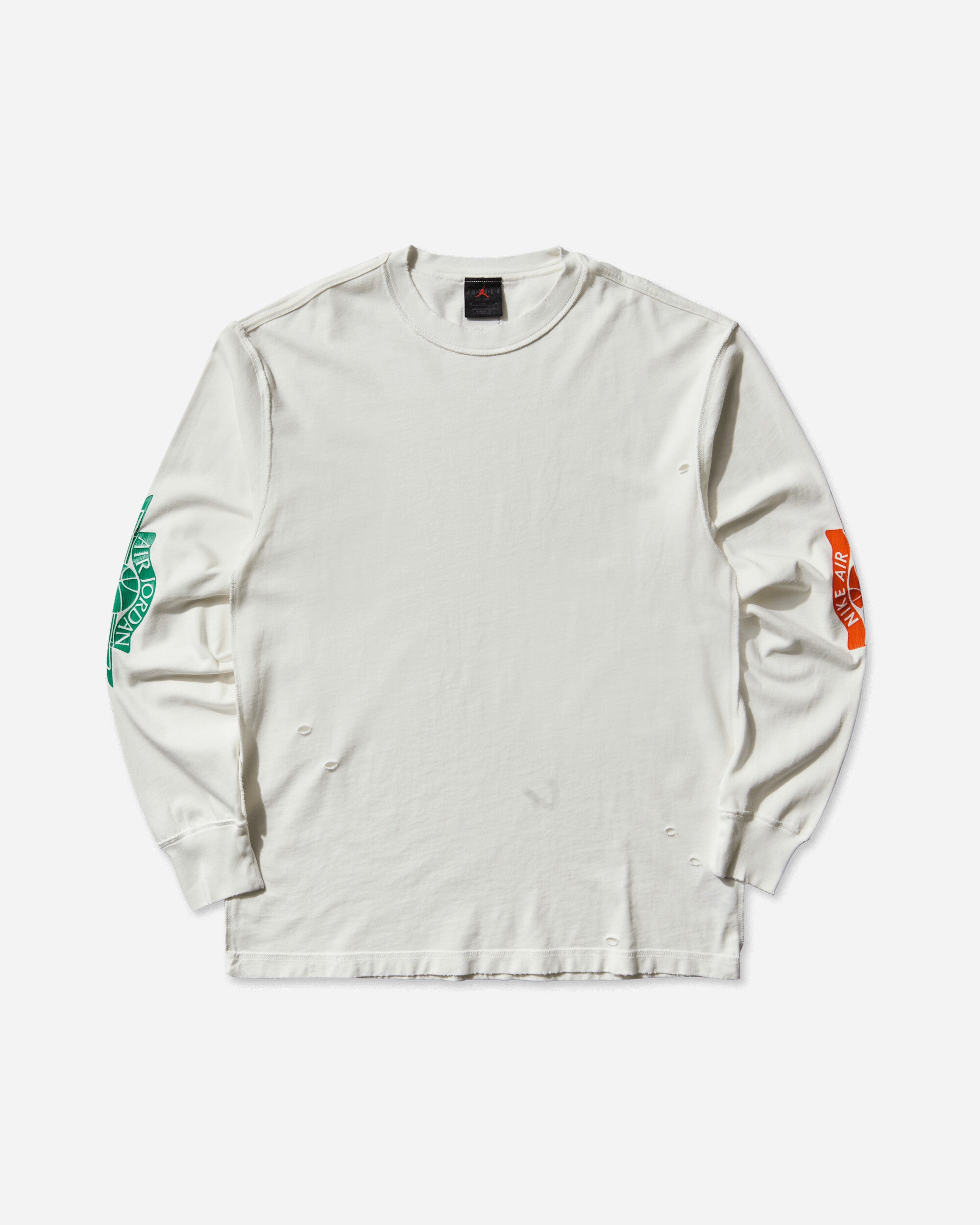 Nike Jordan M J Rare Air Wsh 85 Ls Crew Sail/Brilliant Orange Sweatshirts Longsleeve IB3134-133