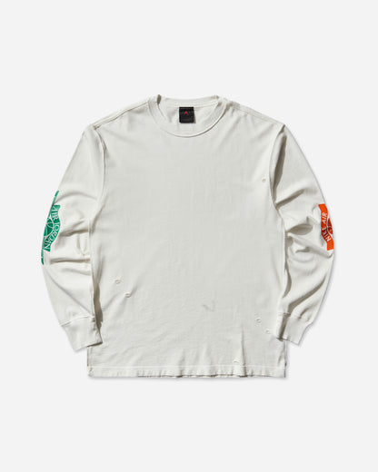 Nike Jordan M J Rare Air Wsh 85 Ls Crew Sail/Brilliant Orange Sweatshirts Longsleeve IB3134-133